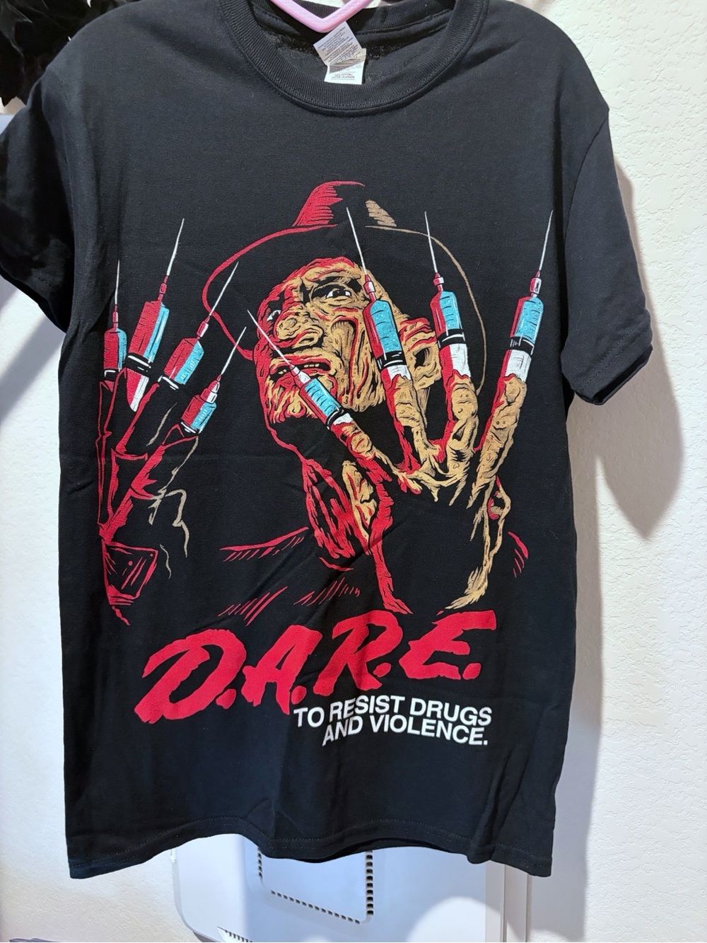 Freddy Krueger D.A.R.E. T-Shirt black cotton - Small
